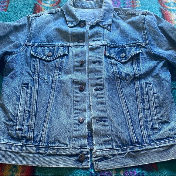 VTG Levi’s Authentic Distressed Trucker Jean Jacket. Type 3 from the 80’s. M/L - Picture 11 of 16